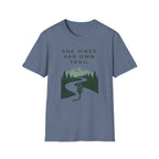 She hikes her own trail T-shirt