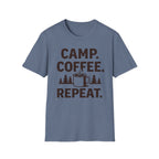 Camp Coffee Repeat T-Shirt