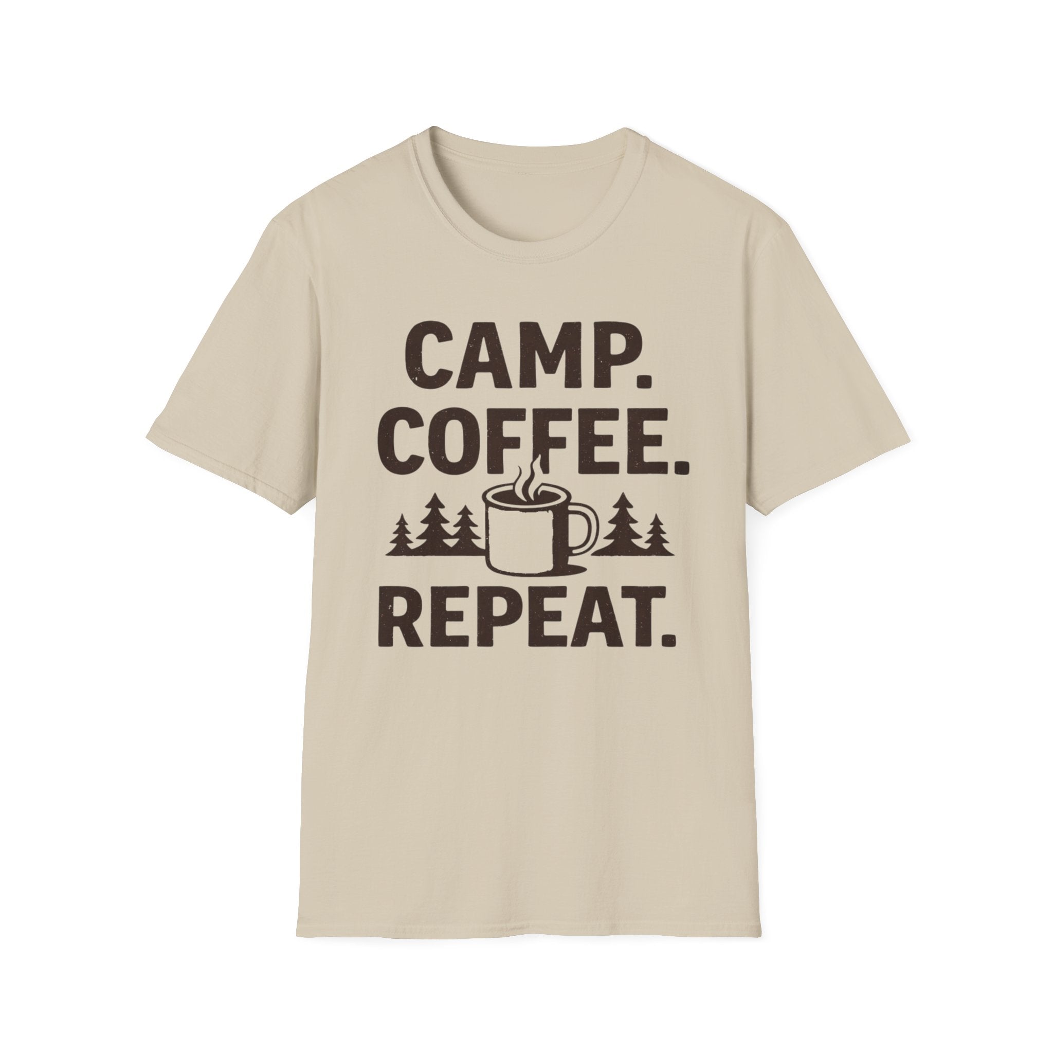 Camp Coffee Repeat T-Shirt
