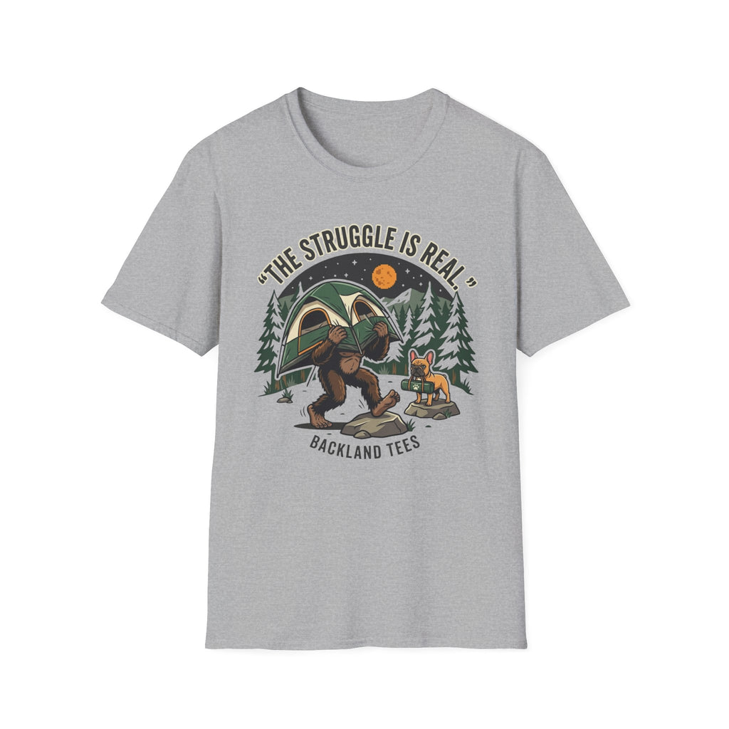 Tent Struggle - Frenchie - Doodle T-Shirt