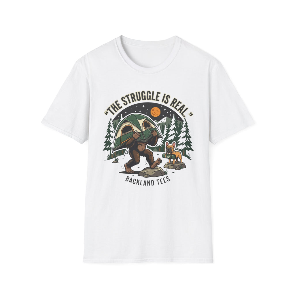 Tent Struggle - Frenchie - Doodle T-Shirt