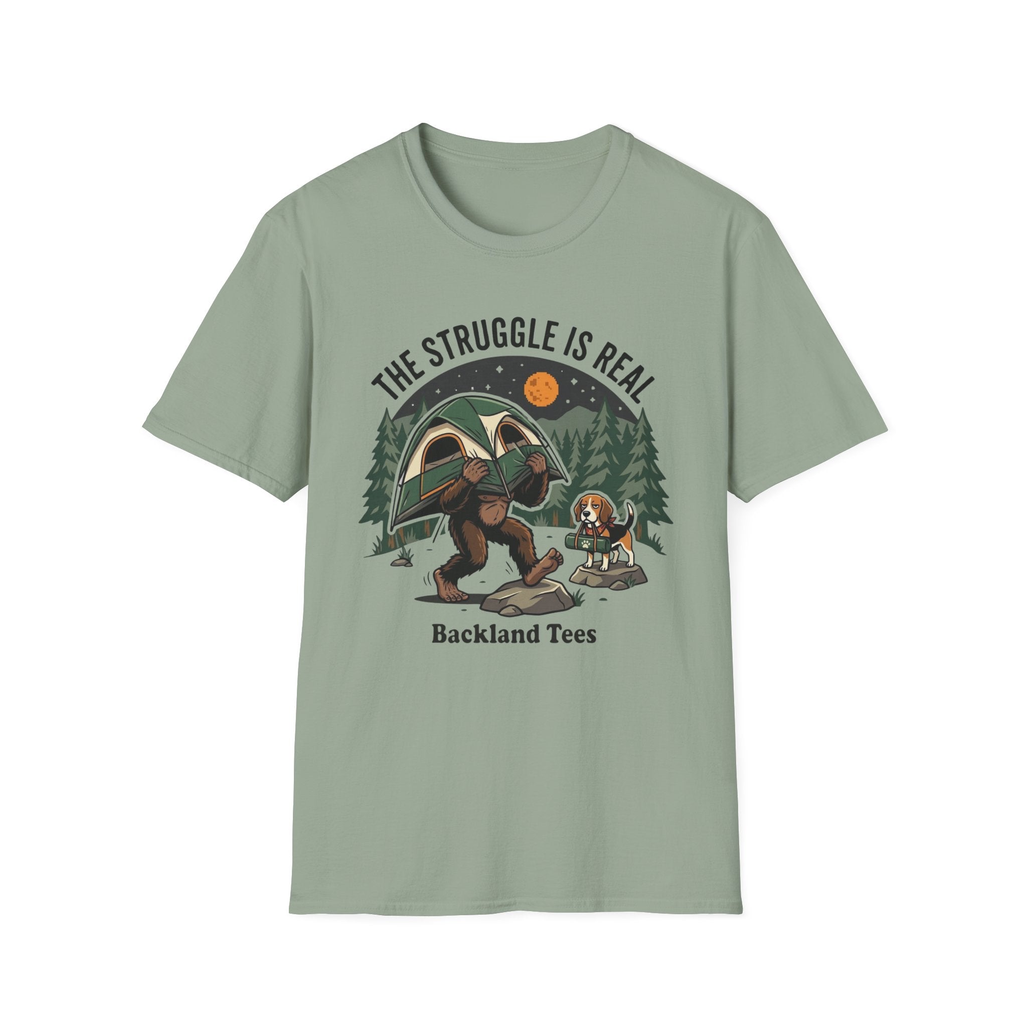Tent Struggle - Beagle T-Shirt
