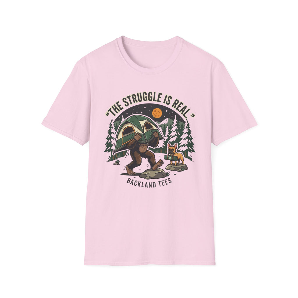 Tent Struggle - Frenchie - Doodle T-Shirt